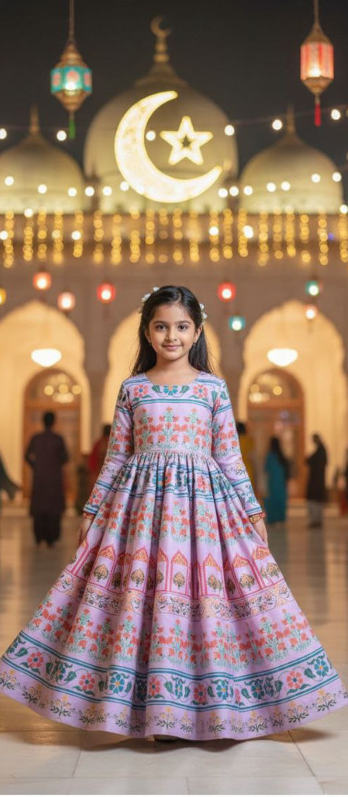 Kids Eid & Ramzan Special Frock