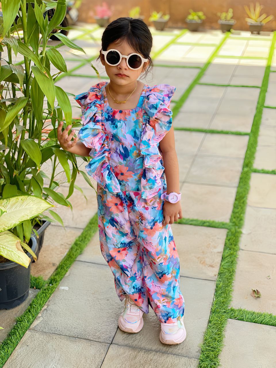 Trendy Girls’ Co-ord Set (Top & Pant) – Stylish & Comfy | Just ₹799