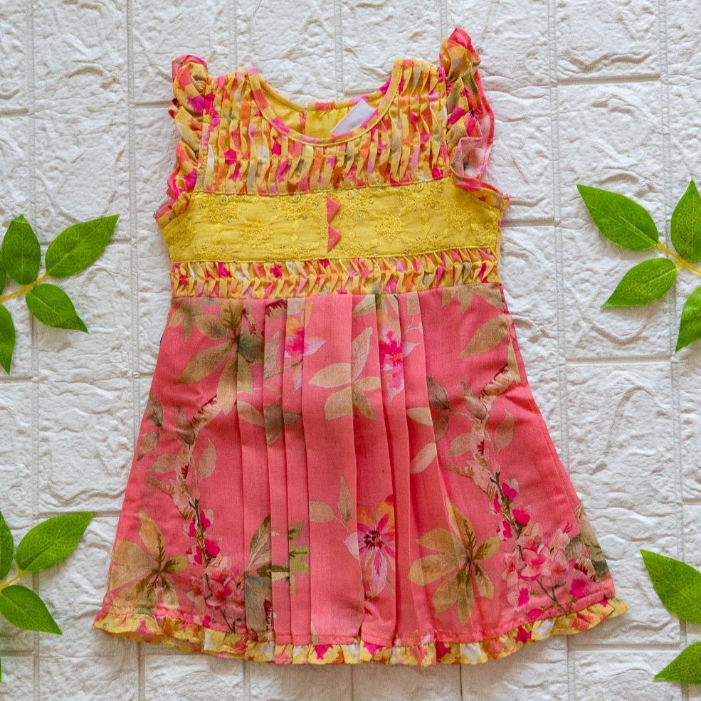"Celebrate traditions in style: Ethnic frocks for your little ones, 9 months to 4 years, at ₹799."