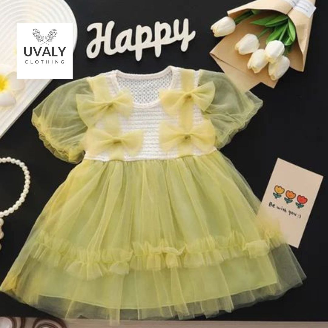 "Adorable Korean Style Frocks for Baby Girls (Ages 1-4 Years)"