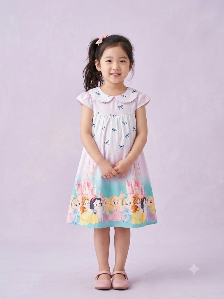 Fairytale Princess Cartoon Frock | Uvaly Clothing Girls