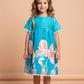 Mermaid Theme A-Line Party Frock