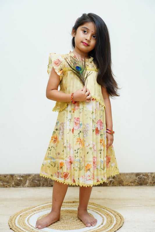 Golden Ethnic Frock