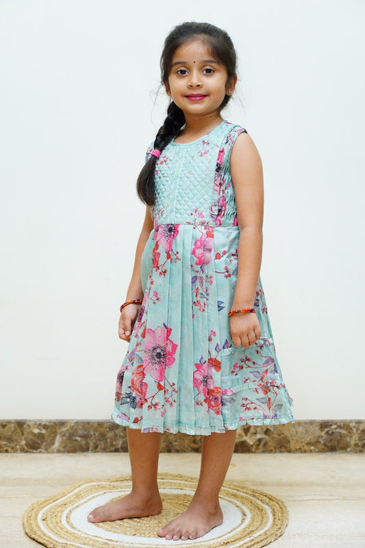 Blue Ethnic Frock
