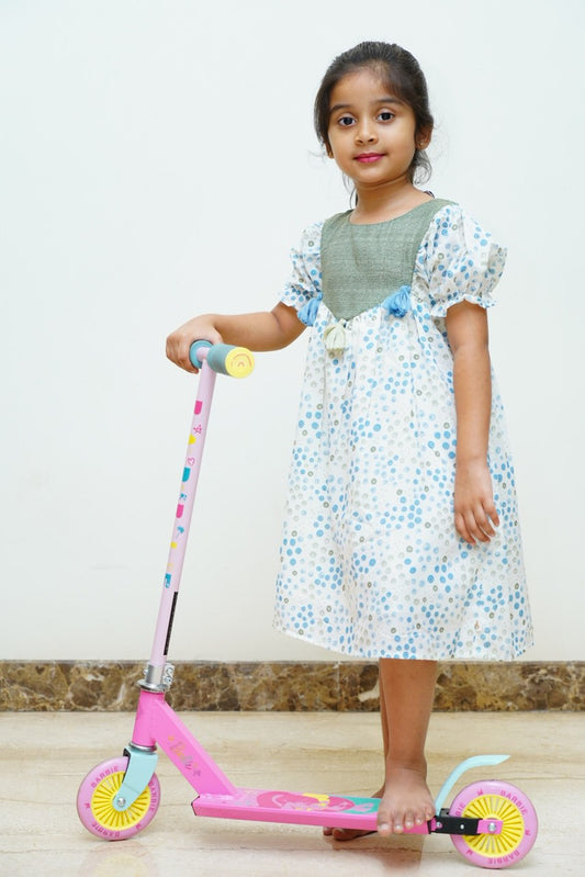 Girls Cotton Ethnic Frock