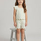 Girls Cotton Co-Ord Set | Soft Breathable Summer Outfit for Kids | Stylish Matching Set