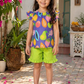 Girls Fruity Pop Cotton Co-Ord Set – Soft Breathable Summer Outfit for Kids