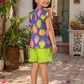Girls Fruity Pop Cotton Co-Ord Set – Soft Breathable Summer Outfit for Kids