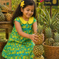 Girls Tropical Pineapple Print Summer Cotton Frock