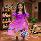 Mickey Mouse Cartoon Printed Frock | Uvaly Clothing Kids Dress