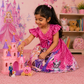 Princess Cartoon Printed Frock | Uvaly Clothing Party Dress