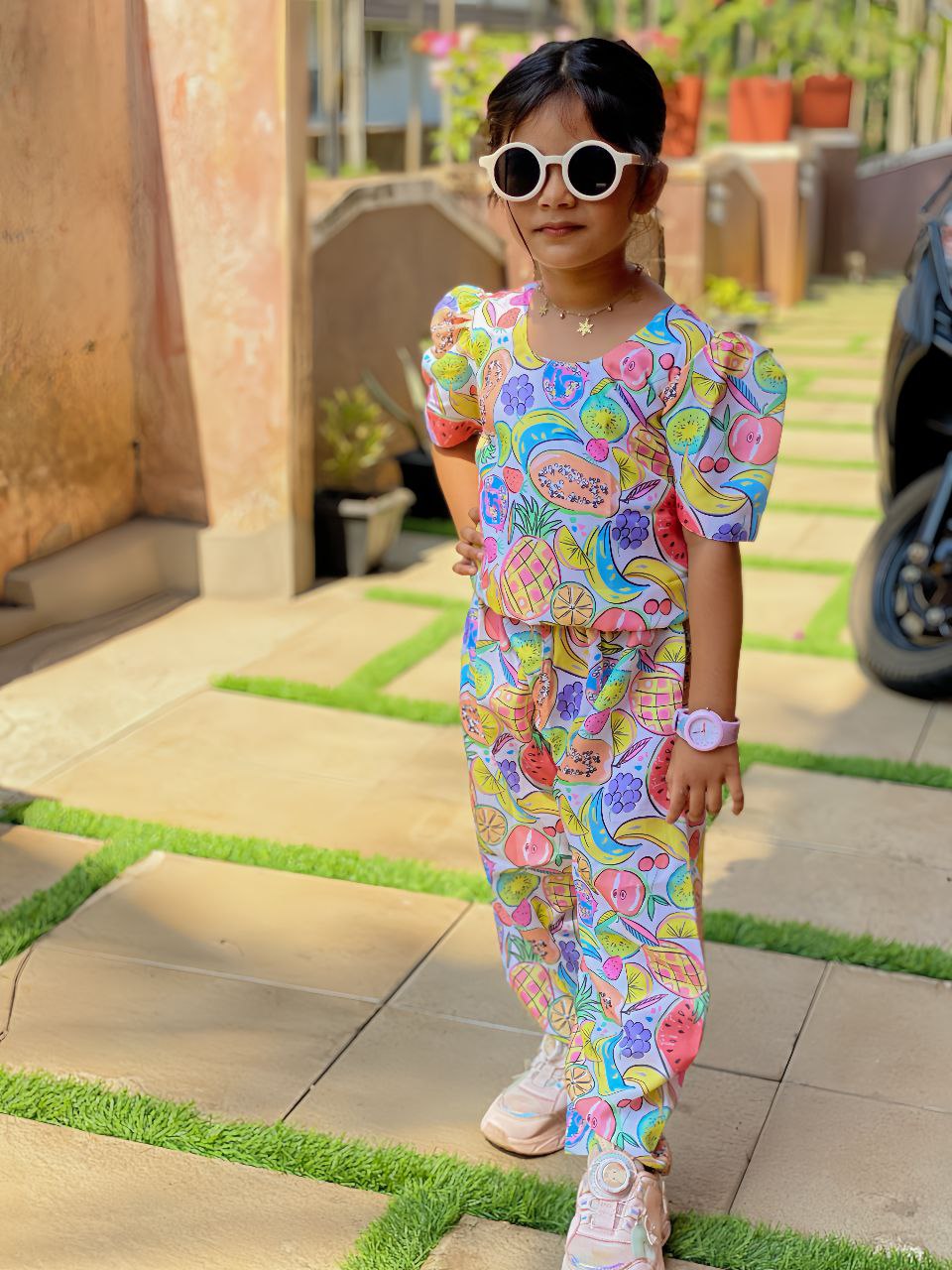 Trendy Girls’ Co-ord Set (Top & Pant) – Stylish & Comfy | Just ₹799