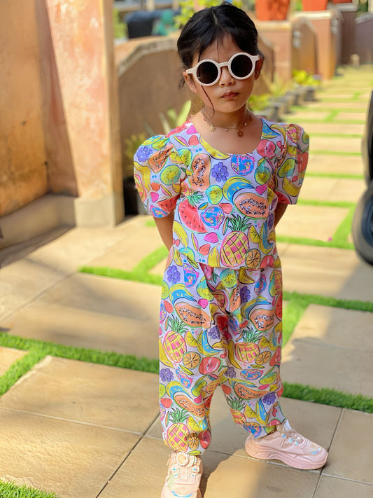 Trendy Girls’ Co-ord Set (Top & Pant) – Stylish & Comfy | Just ₹799