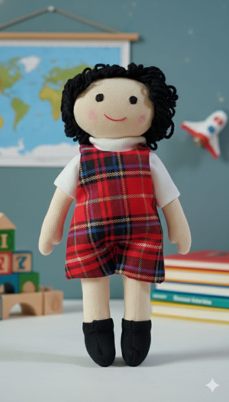 BEN - Handmade Rag Doll – Christmas Special Collection