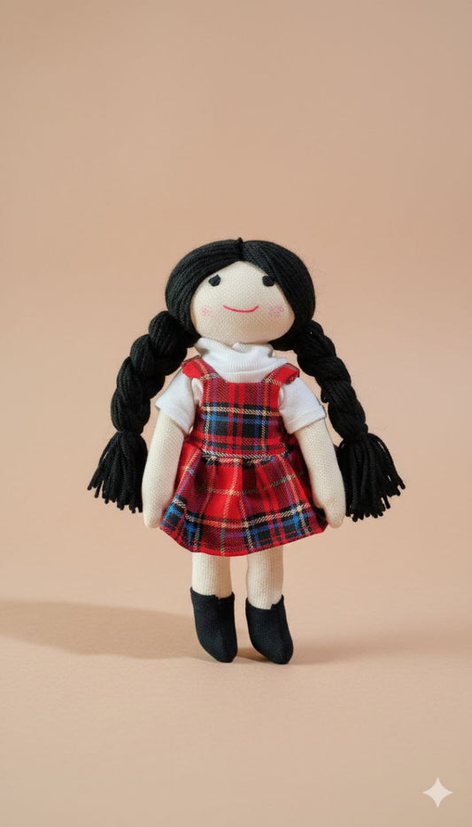 LOLA - Handmade Rag Doll – Christmas Special Collection