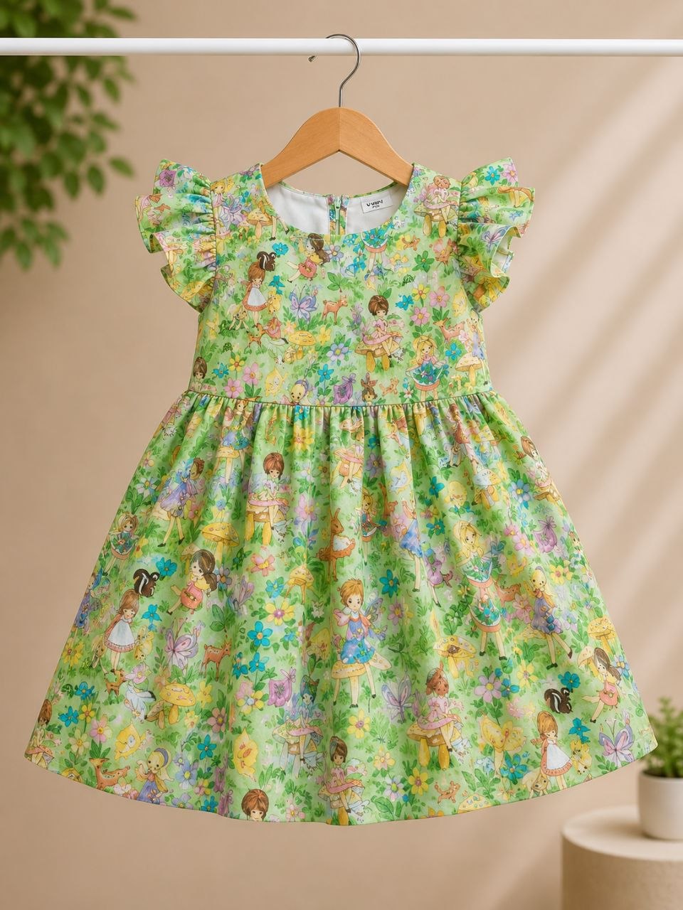 Cute Princess Printed Frocks for Girls | Soft & Stylish Kids Dresses