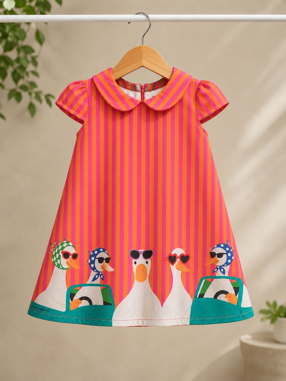 Buy Duck Printed Frocks for Girls | Cute & Comfortable Kids Dresses