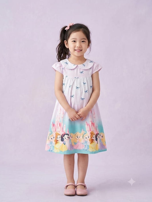 Fairytale Princess Cartoon Frock | Uvaly Clothing Girls
