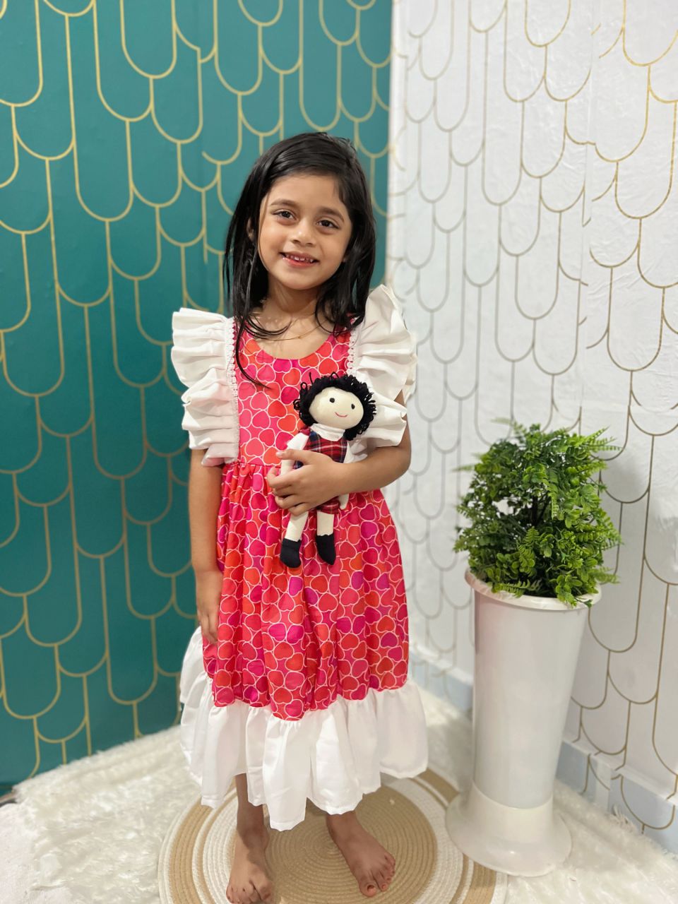 Stylish Korean Frocks for Girls (1–12 Years)